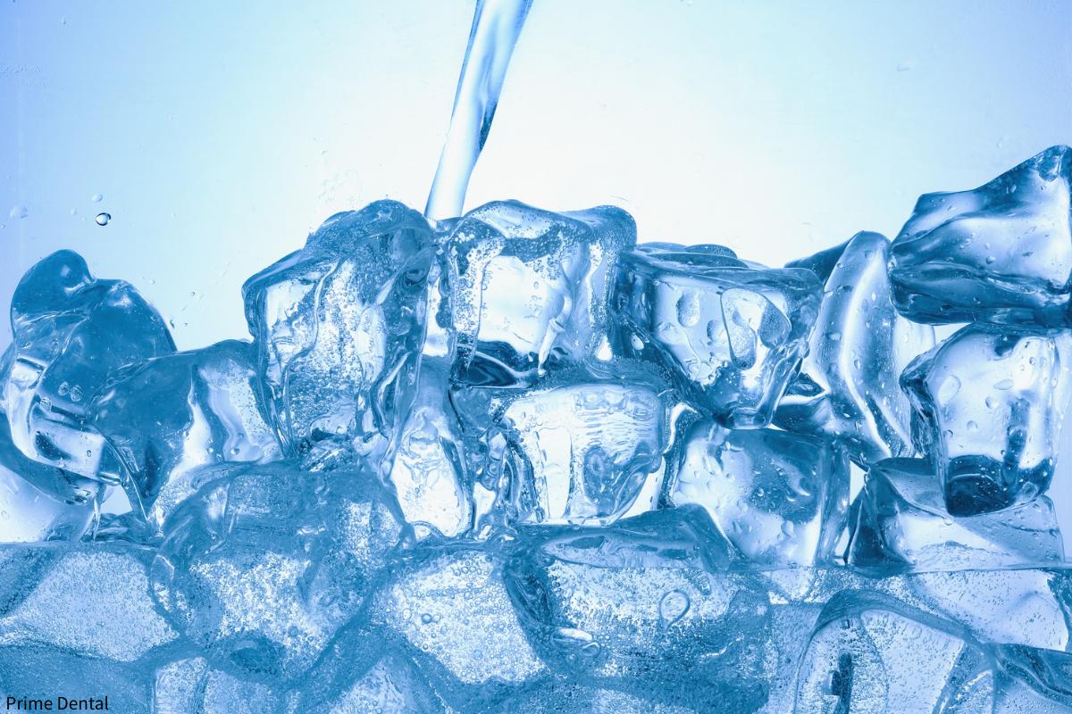 chewing ice teeth damage Coquitlam